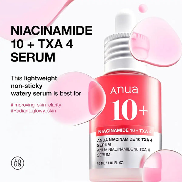 Anua Niacinamide 10% + TXA 4% — L'Effaceur de Taches