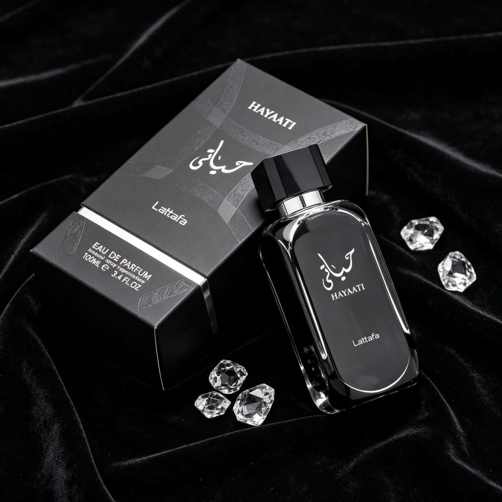 Hayaati Noir — Eau de Parfum 100ml Lattafa (Mixte)