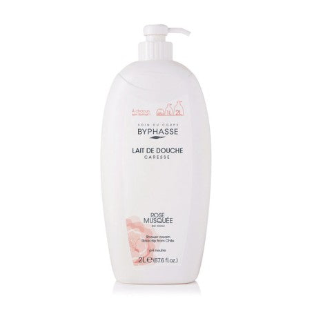 Byphasse Lait de Douche Caresse Protéine de Lait 2L